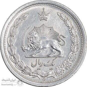 سکه 1 ریال 1310 - AU58 - رضا شاه