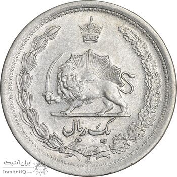 سکه 1 ریال 1310 - AU55 - رضا شاه