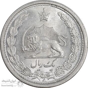سکه 1 ریال 1313 - MS62 - رضا شاه