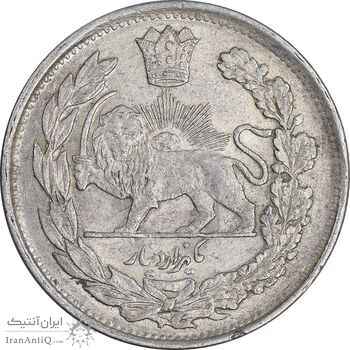 سکه 1000 دینار 1343 تصویری - AU58 - احمد شاه