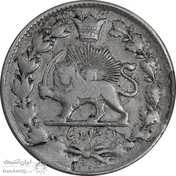 سکه 2000 دینار 1304 صاحبقران - VF35 - ناصرالدین شاه