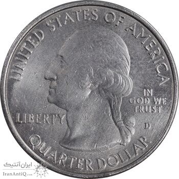 سکه کوارتر دلار 2013D یادبود پیروزی پری - AU - آمریکا