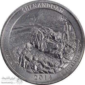 سکه کوارتر دلار 2014D پارک ملی شناندوا - AU - آمریکا