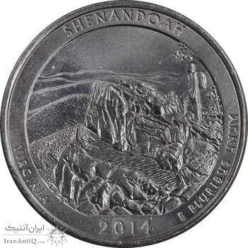 سکه کوارتر دلار 2014P پارک ملی شناندوا - AU - آمریکا