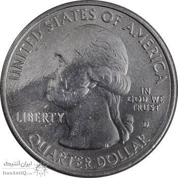 سکه کوارتر دلار 2016D جنگل ملی شاونی - AU - آمریکا سکه کوارتر دلار 2016D جنگل ملی شاونی - AU - آمریکا