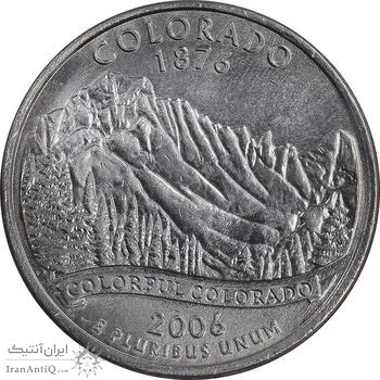 سکه کوارتر دلار 2006P ایالتی - کلرادو - AU - آمریکا