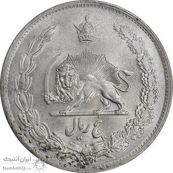 سکه 5 ریال 1311 - MS61 - رضا شاه