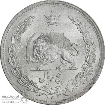 سکه 5 ریال 1312 - MS62 - رضا شاه