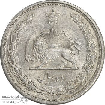 سکه 2 ریال 1313 - AU58 - رضا شاه
