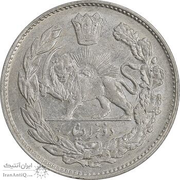 سکه 2000 دینار 1335 تصویری - AU58 - احمد شاه