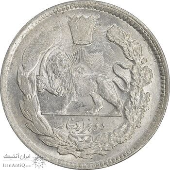 سکه 2000 دینار 1344 تصویری - MS62 - احمد شاه