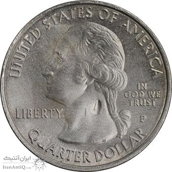 سکه کوارتر دلار 2016P - پارک ملی تاریخی هارپرز فری - AU - آمریکا