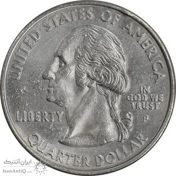 سکه کوارتر دلار 2002P ایالتی - لوئیزیانا - AU - آمریکا