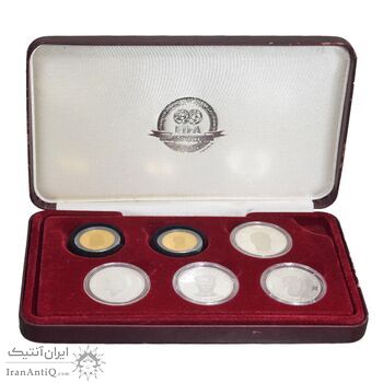 مجموعه مدال های نقره و طلا یادبود 100 سالگی فیفا 2004 - PF64