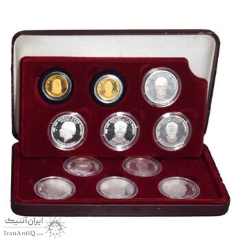 مجموعه مدال های نقره و طلا یادبود 100 سالگی فیفا 2004 - PF64