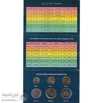 پک سکه های رایج بانک مرکزی (سکه 1 ریال 1373 دماوند) - UNC - جمهوری اسلامی پک سکه های رایج بانک مرکزی (سکه 1 ریال 1373 دماوند) - UNC - جمهوری اسلامی