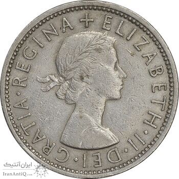 سکه 2 شیلینگ 1966 الیزابت دوم - EF40 - انگلستان