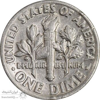 سکه 1 دایم 1981P روزولت - EF45 - آمریکا