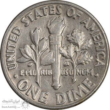 سکه 1 دایم 1983D روزولت - EF45 - آمریکا