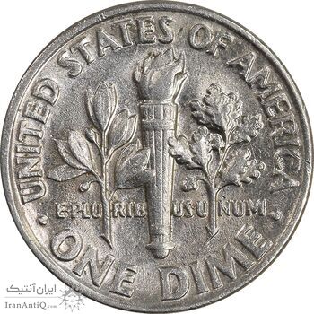 سکه 1 دایم 1990D روزولت - AU55 - آمریکا سکه 1 دایم 1990D روزولت - AU55 - آمریکا