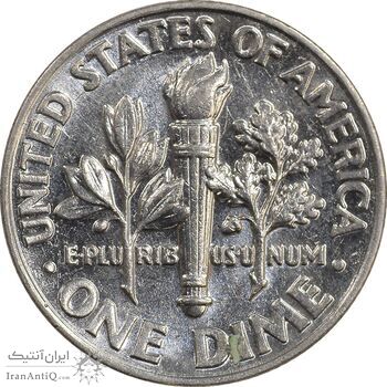 سکه 1 دایم 1999D روزولت - AU55 - آمریکا