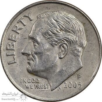 سکه 1 دایم 2005P روزولت - EF45 - آمریکا سکه 1 دایم 2005P روزولت - EF45 - آمریکا