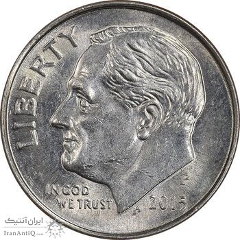 سکه 1 دایم 2015P روزولت - MS62 - آمریکا سکه 1 دایم 2015P روزولت - MS62 - آمریکا