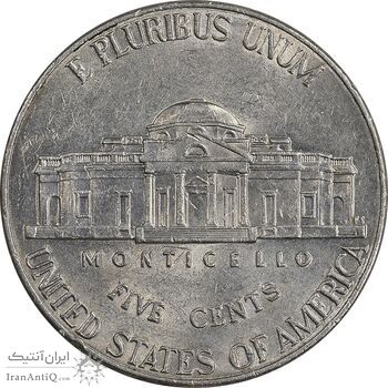 سکه 5 سنت 2013D جفرسون - AU58 - آمریکا