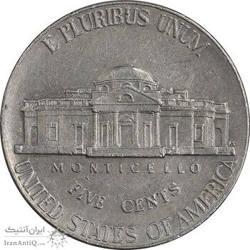 سکه 5 سنت 2006D جفرسون - AU50 - آمریکا