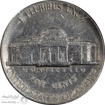 سکه 5 سنت 1992P جفرسون - EF45 - آمریکا