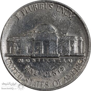 سکه 5 سنت 1989P جفرسون - EF40 - آمریکا