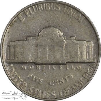 سکه 5 سنت 1964 جفرسون - VF35 - آمریکا