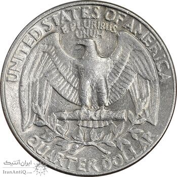 سکه کوارتر دلار 1983D واشنگتن - VF35 - آمریکا