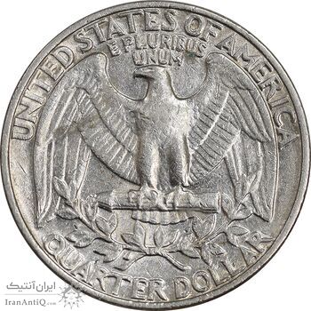 سکه کوارتر دلار 1984P واشنگتن - AU50 - آمریکا