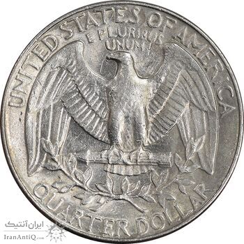 سکه کوارتر دلار 1984P واشنگتن - AU55 - آمریکا