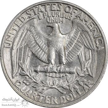 سکه کوارتر دلار 1985P واشنگتن - EF45 - آمریکا