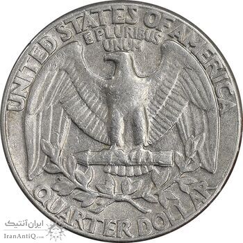 سکه کوارتر دلار 1986P واشنگتن - EF40 - آمریکا