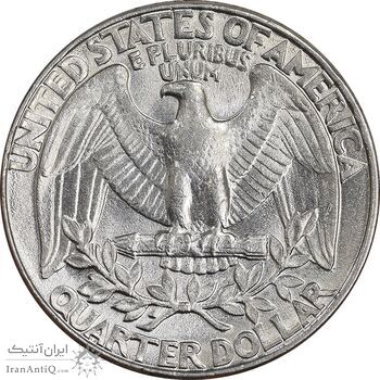 سکه کوارتر دلار 1986D واشنگتن - AU58 - آمریکا