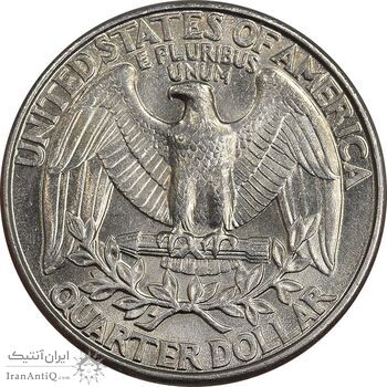 سکه کوارتر دلار 1995P واشنگتن - MS61 - آمریکا