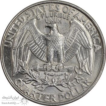 سکه کوارتر دلار 1996P واشنگتن - MS61 - آمریکا