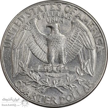 سکه کوارتر دلار 1996P واشنگتن - MS61 - آمریکا
