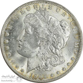 سکه یک دلار 1904O مورگان - MS64 - آمریکا