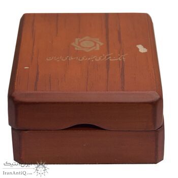 مدال یادبود شصتمین سال تاسیس بانک مرکزی - با جعبه فابریک - PF64 - جمهوری اسلامی