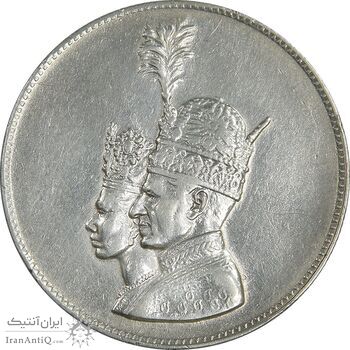 مدال یادبود نقره جشن تاجگذاری 1346 - EF40 - محمد رضا شاه مدال یادبود نقره جشن تاجگذاری 1346 - EF40 - محمد رضا شاه
