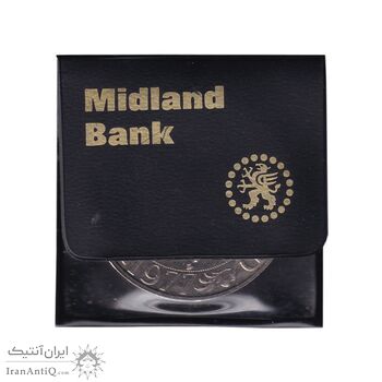 مدال جشن سلطنت الیزابت دوم 1977 - با کاور فابریک - UNC - بریتانیا