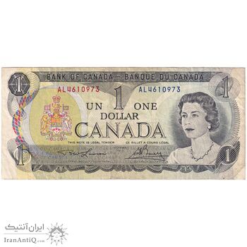 اسکناس 1 دلار 1973 الیزابت دوم - تک - VF - کانادا