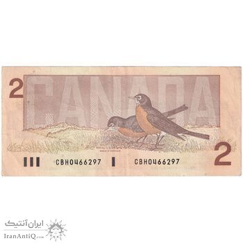 اسکناس 2 دلار 1986 الیزابت دوم - تک - EF - کانادا