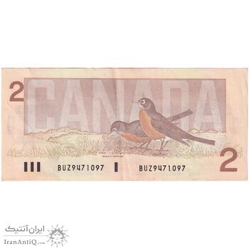 اسکناس 2 دلار 1986 الیزابت دوم - تک - AU - کانادا