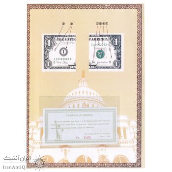 اسکناس 1 دلار آنکات 2017 نیویورک - تک - UNC - آمریکا