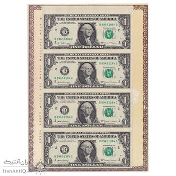 اسکناس 1 دلار آنکات 2017 نیویورک - تک - UNC - آمریکا